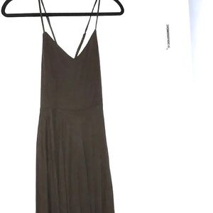 Forever 21 Brown Spaghetti Strap Dress